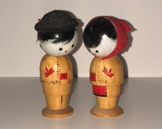 Lot #33 Asian nodder set, $12 for the pair