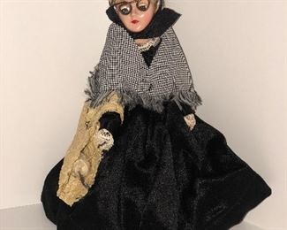 Lot #41 grey haired doll, $5