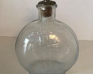 Lot #50 holy water glass bottle, $14