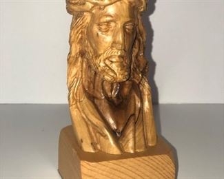 Lot #71 carved jesus, $12