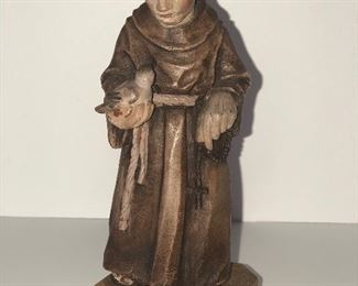 Lot #73 vintage carved St Francis Anri, $68