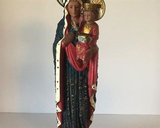 Lot #76 made in Japan our Lady of Czestochowa, $16
