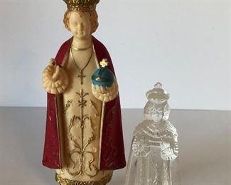 Lot #82, set of two plastic figurines, $8