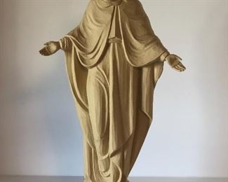 Lot #88 open arms 12" Mary, $18