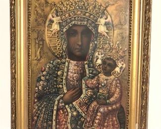 Lot #93 framed print, $10