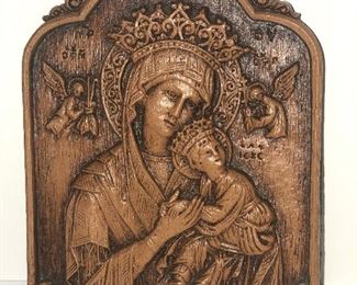 Lot #95 holy plaque, $8