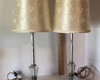 Lot #116 pair of bedroom lamps, $28 for the pair