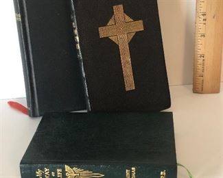 Lot #131 Imitation of Christ and two other books, $10/all