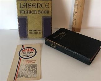 Lot #141 Prayer book, $6