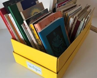 Lot #160 shoebox full of literature, $16/whole box