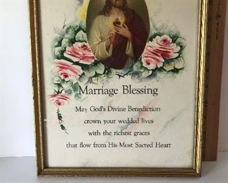 Lot #177 marriage blessing, $6
