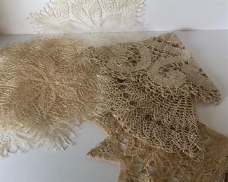 Lot #191 collection of doilies, $16/all