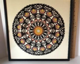 Lot #223 large complex pattern Polish cut paper $38