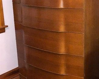 Lot #247 tall dresser with glass top, some slight touch up may be needed, but overall amazing dresser, $200
