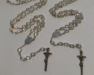 Lot #271 John Paul rosary pair, $10 for the pair