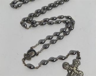 Lot #274 Terra Catacumba rosary, silver bead, $16