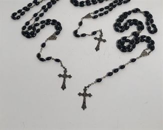 Lot #287 marked Roma rosaries, $8 each