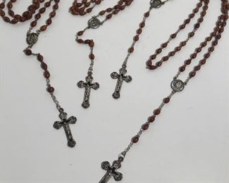 Lot #288 Terra Catacumba brown rosaries, $14 each