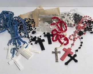 Lot #315 collection of plastic rosaries, $18/all