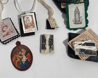 Lot #317 collection of scapulars, $12/all