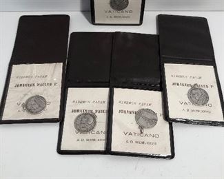 Lot #326 Johannes Paulus medals in pouch, 5 available, $6 each
