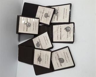 Lot #327 Johannes Paulus smaller size medals, 7 available, $4 each