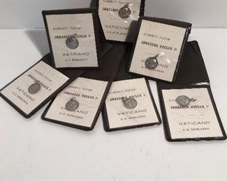 Lot #328 Johannes Paulus smaller size medals, 7 available, $4 each