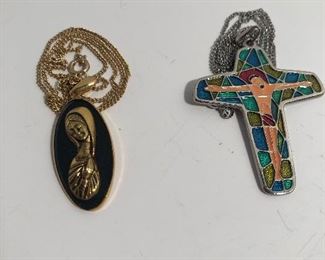 Lot #347 pair of MCM necklaces, $12/both together