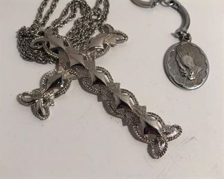 Lot #352 necklace and key chain, $10/all