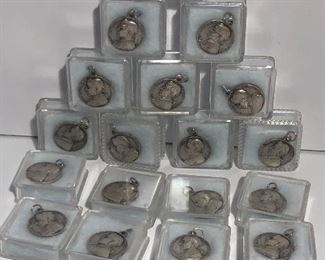 Lot #367 Johannes medals, 18 available, $4 each