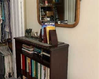 Bookcase and mirror were sold.