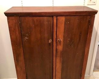 Antique and handmade wooden cabinet https://ctbids.com/#!/description/share/410223
