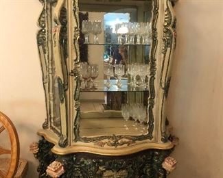 ornate French style curio