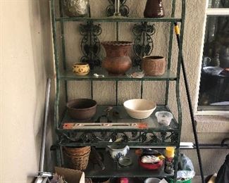pots and outside items
