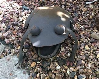 metal frog