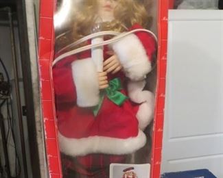 Telco Animated Girl - Candle lights and moves. 24"h - $40