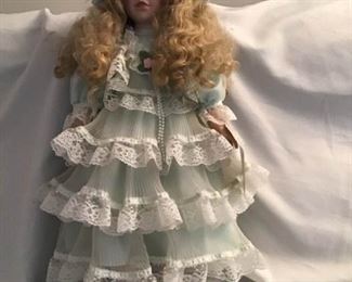 American Classic Collection 24 Girl Doll on Stand