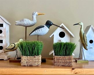 Bird houses birds