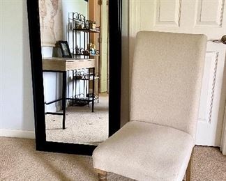 Side chair Dining chair large floor mirror
