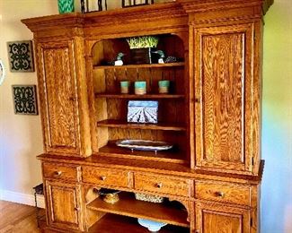 Oak hutch