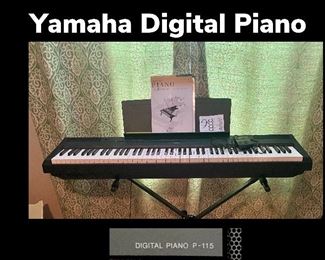 Yamaha digital piano P – 115
Keyboard stand