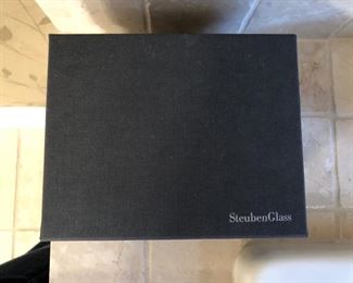 Steuben Yearling Horse Crystal Sculpture - New in Box
#8985 By Taf Lebel Schaefer, 4 ½”h x 5 ½” l Asking $400