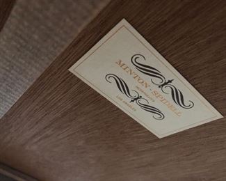 Minton-Spidell French Table with lower shelf & drawer
26”h x 28”w x 23”d Asking $650