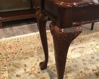 Console Table with glass inserts
27”h x 50”l x16”d Asking $175