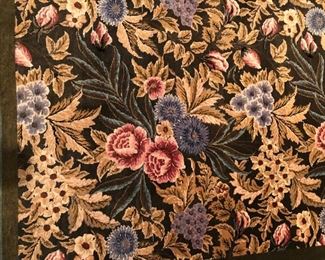 Green Ground Floral Rug, 5’ x 7’ Asking $350