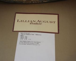 Pair Lillian August Wing chairs, color sage green,
39”h x 30”w x 35”d Asking $1500