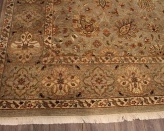 Pakistani hand made rug, sage green ground, 8’ x 10’ Asking $900