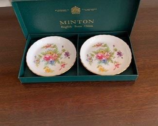 PAIR OF MINTON DISHES $16