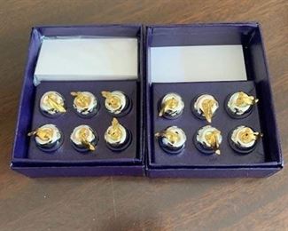 SET OF 12 APPLE PLACE CARD HOLDERS $22