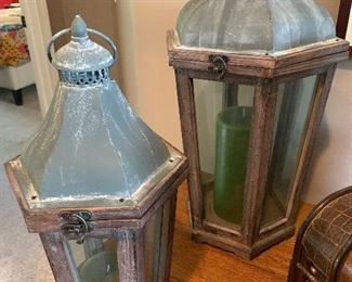 Decorative lanterns (18”H, 25”H) - $40 or best offer 